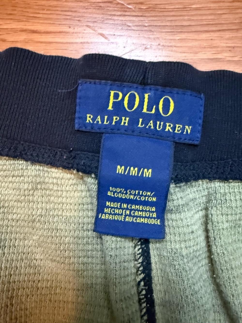 Polo Ralph Lauren Camo Waffle Thermal Joggers - Picture 4 of 4
